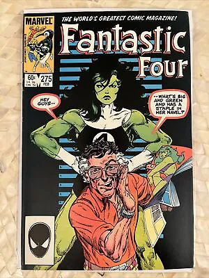 Buy Fantastic Four Marvel Comics #275 February 1985 She Hulk Stan Lee Cover  • 7.20£