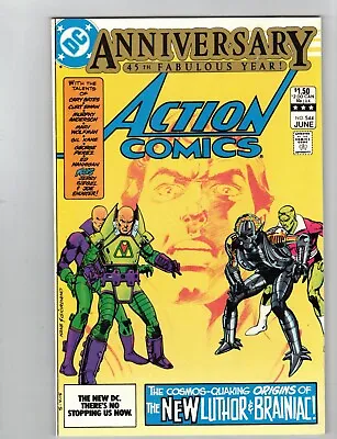 Buy Action Comics #544  1983  Superman Giant-Size Origins Lex Luthor Brainiac NM • 14.23£