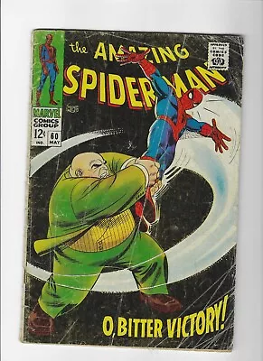 Buy Amazing Spider-Man #60 5th Appearance Of The Kingpin 1963 Series Marvel • 35.58£