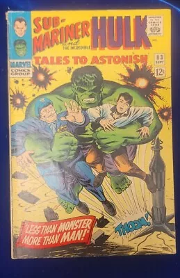Buy Marvel Tales To Astonish Sub Mariner Hulk 83 GVG Ships Bagged And Boarded  • 12.64£