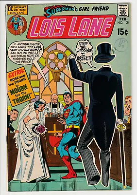 Buy Superman's Girlfriend, Lois Lane #108 - 1971 - Vintage DC 15¢ - DC, Batman Joker • 0.99£