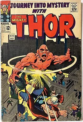 Buy Journey Into Mystery #121 (1965) Thor Vs. Absorbing Man Marvel Silver Age VG+ • 19.98£