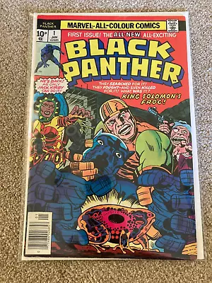 Buy Black Panther 1 (1977) – Bronze Age Marvel Comics Key – VFN- • 29£
