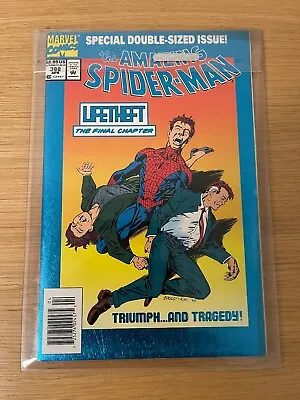 Buy Marvel Comics The Amazing Spider- Man Life Theft Final Chapter #388 April 1994 • 14.23£