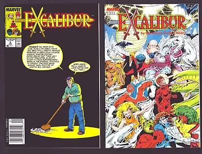 Buy Excalibur 8 Comic Lot # Special Edition 1 4 5 7 8 9 10 14 F/vf 1987-89 Marvel • 15.95£