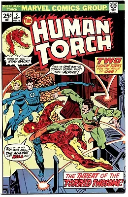 Buy Human Torch Marvel Comic #6, VF, 1974, Bronze Age • 3.19£