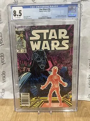 Buy Marvel Star Wars Comic #76 CGC 8.5 Off-White Newsstand Edition 1983 • 40.02£