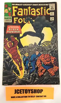 Buy 1966 Marvel Comics - Fantastic Four 52 - 1st Appearance Black Panther • 554.10£