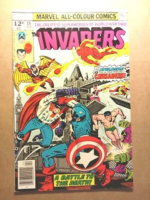 Buy Marvel Comics The Invaders #15 U.K Copy April 1977. • 4.99£