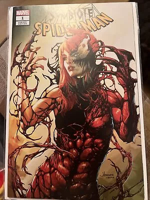 Buy Symbiote Spider-man #1 Anacleto Carnage Queen Trade Variant Marvel 2019 • 5£