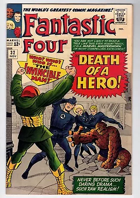 Buy Fantastic Four #32 7.5 Kirby Art Higher Grade 1964 Ow/w Pages • 126.65£