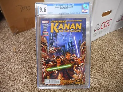 Buy Kanan The Last Padawan 1 Cgc 9.6 Star Wars Marvel 2015 1st Jarrus Ezra Bridger • 55.20£