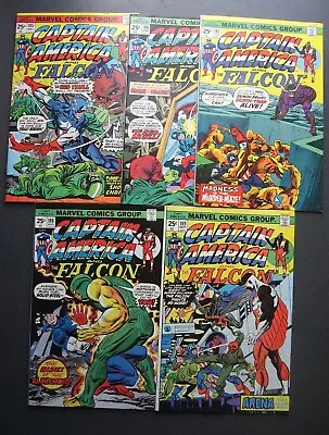 Buy CAPTAIN AMERICA Lot Of 5 Comics 185 186 187 188 189 Marvel 1975 Very Nice • 39.72£