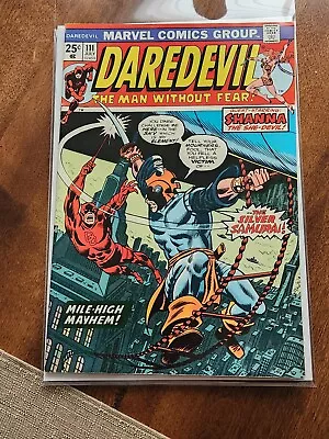 Buy Daredevil 111, 1974 Marvel Comic Book - 1st Silver Samurai • 48.26£