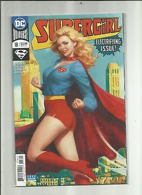 Buy SUPERGIRL  .# 18 . STANLEY  ARTGERM  LAU VARIANT . APRIL 2018 . DC Universe. • 16.70£
