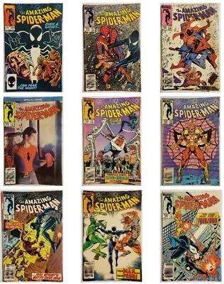 Buy Amazing Spider-man Newsstand Comic Lot! 265 1st Silver Sable & More! 255 263 Mcu • 118.91£