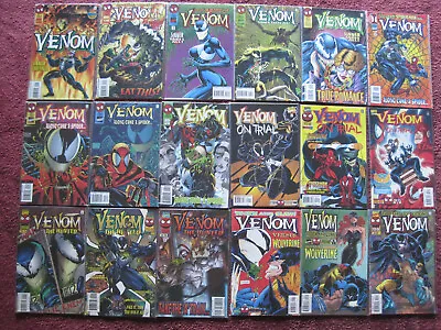 Buy 5 Complete NM Venom Comic Lots: Sinner, Hunted, Trial, Along Came/Spider, Tooth • 197.82£