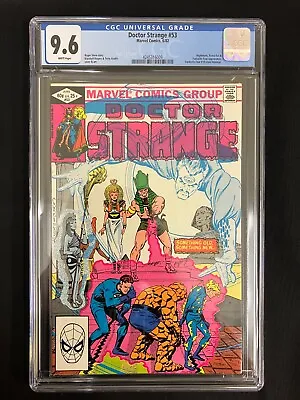 Buy Doctor Strange #53 CGC 9.6 (1982) Rama-Tut Key Issue! Fantastic Four #19 Homage • 51.33£