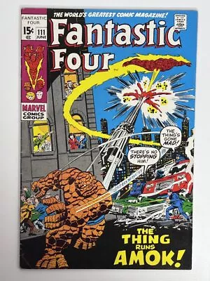 Buy Fantastic Four #111 (1971) In 6.5 Fine+ • 17.61£