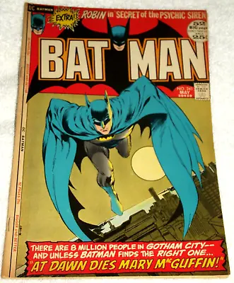 Buy VF/NM Batman 241 DC 1972  At Dawn Dies Mary MacGuffin  Comic Book Bronze Adams • 103.54£