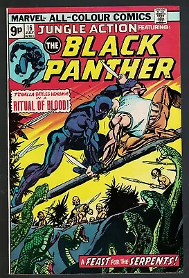 Buy Marvel Comics Jungle Action 16 Black Panther 4.5 VG+  Off White Pages  • 15.99£