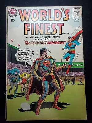 Buy World’s Finest 140, DC Comics 1964, Clayface Becomes Superman! • 10.84£
