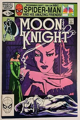 Buy Moon Knight #14 (1981, Marvel) VF/NM 1st App Stained Glass Scarlet • 9.39£