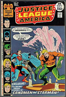 Buy JUSTICE LEAGUE OF AMERICA  94  FN-/5.5  -  1st Appearance Merlyn! • 37.55£