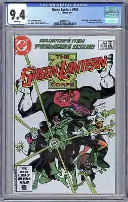 Buy Green Lantern #201 (DC Comics, 1986) 1st Appearance Of Kilowog. CGC 9.4 • 99.93£