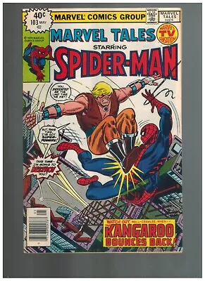 Buy Marvel Tales 103 Vs The Kangaroo!  (rep Amazing Spider-Man 126)  1979 VF • 5.48£