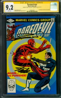 Buy Daredevil 183 CGC 9.2 2XSS Stan Lee Frank Miller 6/1982 Punisher App • 804.27£