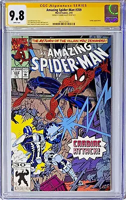Buy 🔥 Amazing Spider-Man #359 CGC 9.8 1992 1st Carnage Cameo Signed By Mark Bagley • 180.48£