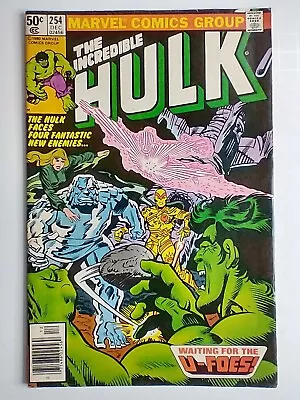Buy Marvel Comics Incredible Hulk #254 1st Team Appearance U-Foes; Al Milgrom VF- • 12.86£