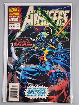 Buy Avengers Annual #22 1st Appearance Bloodwraith Newsstand NM 1993 • 3.15£
