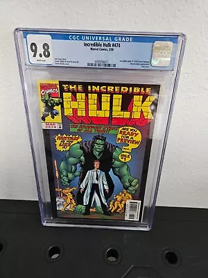 Buy Incredible Hulk #474 Homage Variant Cover Abomination App CGC 9.8 • 159.90£