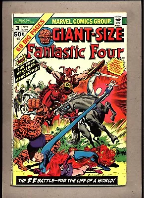 Buy Giant-size Fantastic Four #3_november 1974_fine/very Fine_bronze Age Marvel! • 4.20£