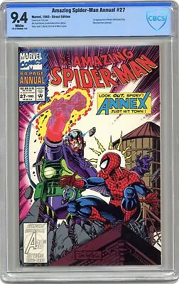 Buy Amazing Spider-Man Annual #27P Lyle Variant CBCS 9.4 1993 19-279A9AA-124 • 46.44£