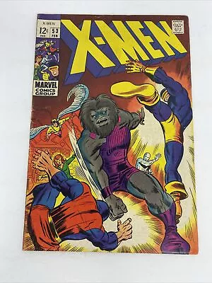 Buy Uncanny X Men #53 Marvel Comics 1969 1st Barry Windsor Smith Cover Beast Origin • 47.66£