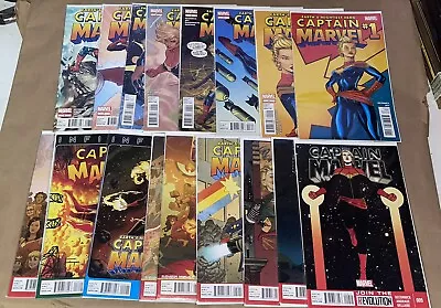 Buy Captain Marvel (2012 Series) 1-17 Complete Set 1st Kamala Khan Comic Book Lot • 103.93£
