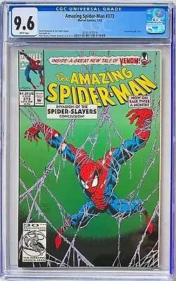 Buy Amazing Spider-Man #373 CGC 9.6 White. Mark Bagley Solo Venom Story. • 60£