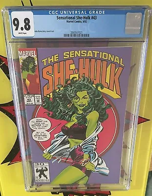 Buy Sensational She Hulk #43 (1992) Marvel Comic. CGC Graded 9.8.  • 120£
