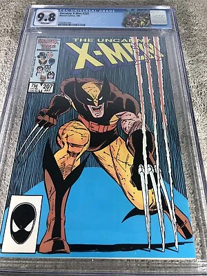 Buy Uncanny X Men 207 CGC 9.8 Romita Jr Iconic Wolverine Cover 7/1986 Custom Label • 197.64£