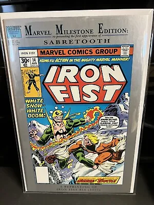 Buy Iron Fist # 14 Marvel Comic Book Milestone Edition Sabretooth VF • 8£