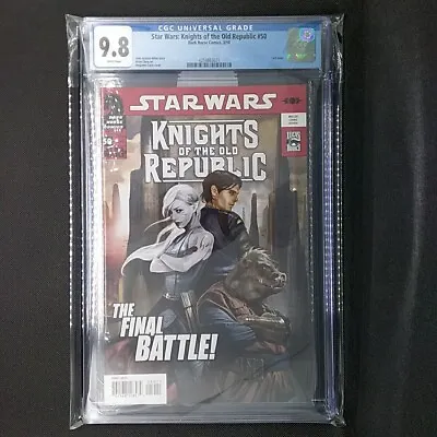 Buy Star Wars Knights Of The Old Republic #50 CGC 9.8 LAST ISSUE DARK HORSE 2010 • 93.54£