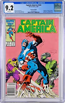 Buy Captain America #324 CGC 9.0 (Dec 1986, Marvel) 1st Slug Cameo Newsstand Edition • 29.42£