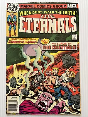 Buy THE ETERNALS #2, Marvel (1976) 1st Celestials, Jack Kirby 1st Ptg • 3.15£