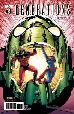Buy Generations Captain Marvel Mar-vell #1 Schoonover 1:25 Variant Bagged & Boarded • 4£
