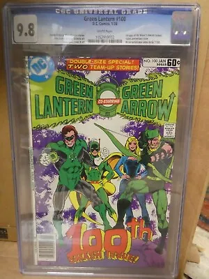 Buy DC Comics Green Lantern Arrow 100 CGC 9.8 1st Appearance Air Wave • 189.99£