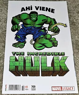 Buy 1 Rare HTF Incredible Hulk 709 MX 1:50 Jack Kirby T-shirt 2017 Foreign Variant • 32.09£