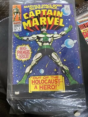 Buy Captain Marvel #1 1968  Cent Copy • 40£